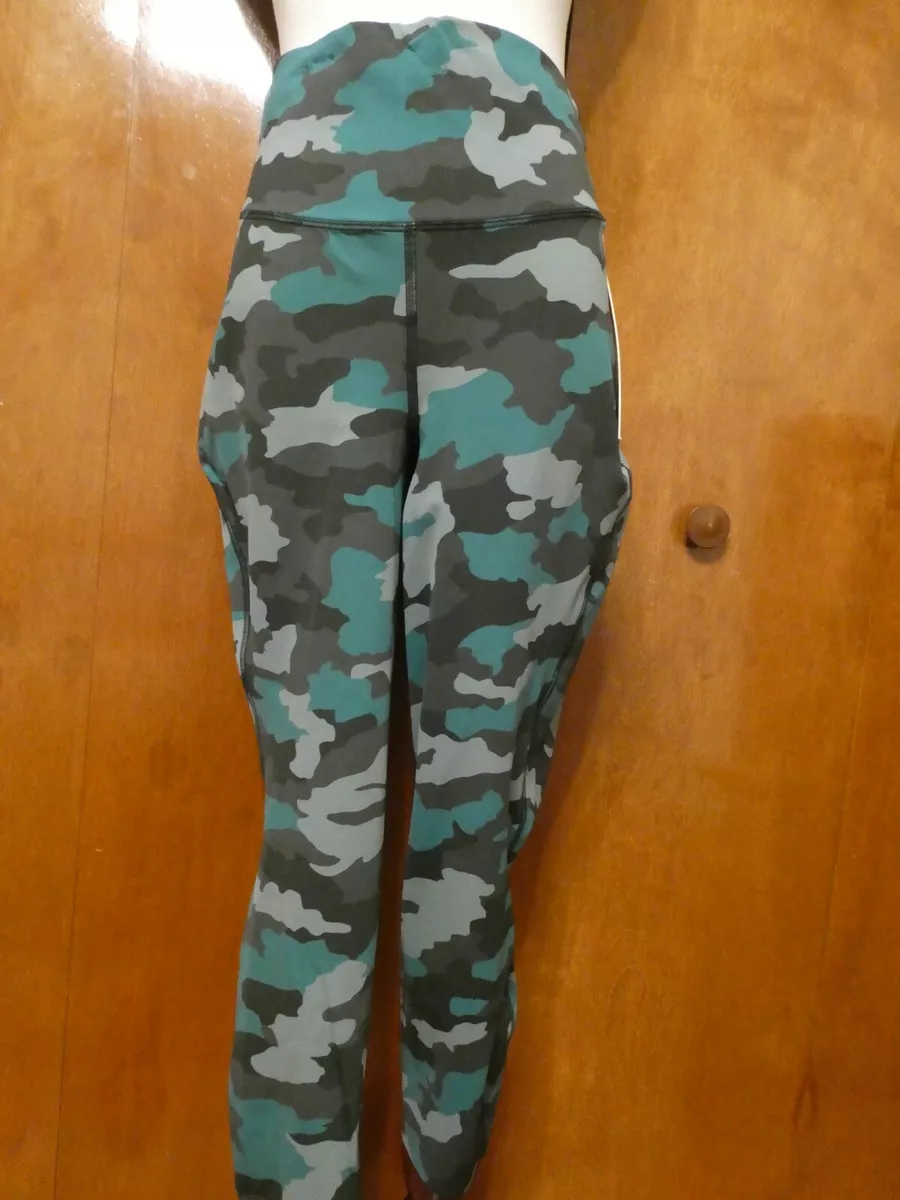 LULULEMON Base Pace High-Rise HR Crop 23 Camouflage Running Pant Tight