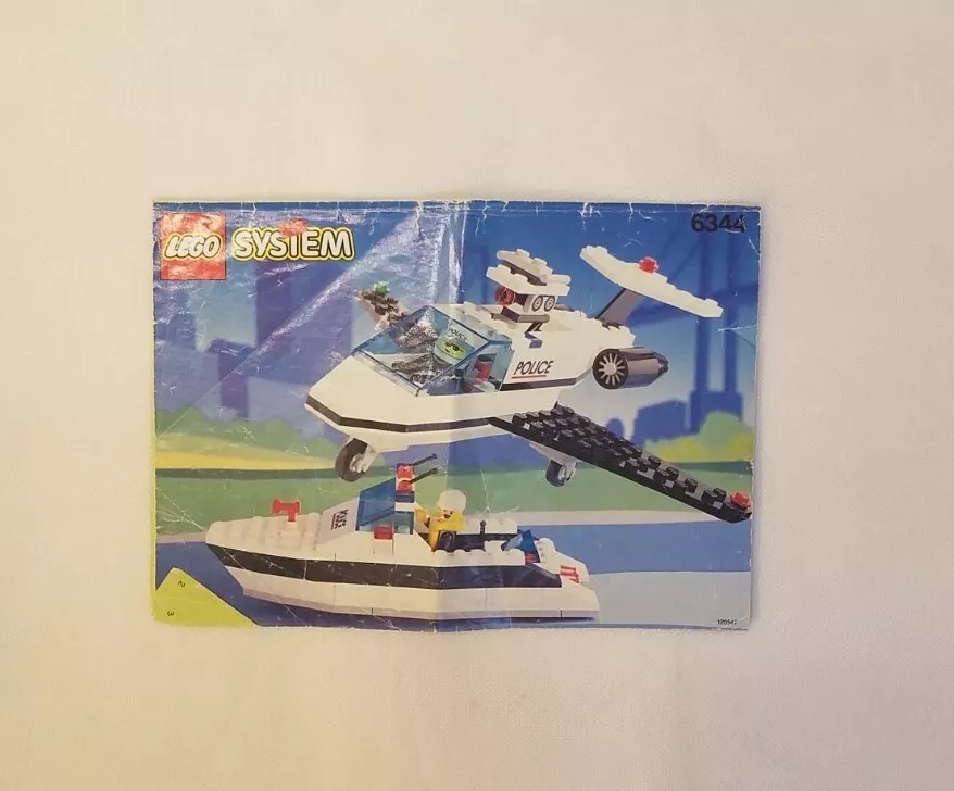 Lego 6344 Jet Speed Justice Instruction Manual Book Only