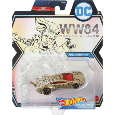 Hot Wheels DC FIRST APPEARANCE Wonder Woman WW84 The CHEETAH Car