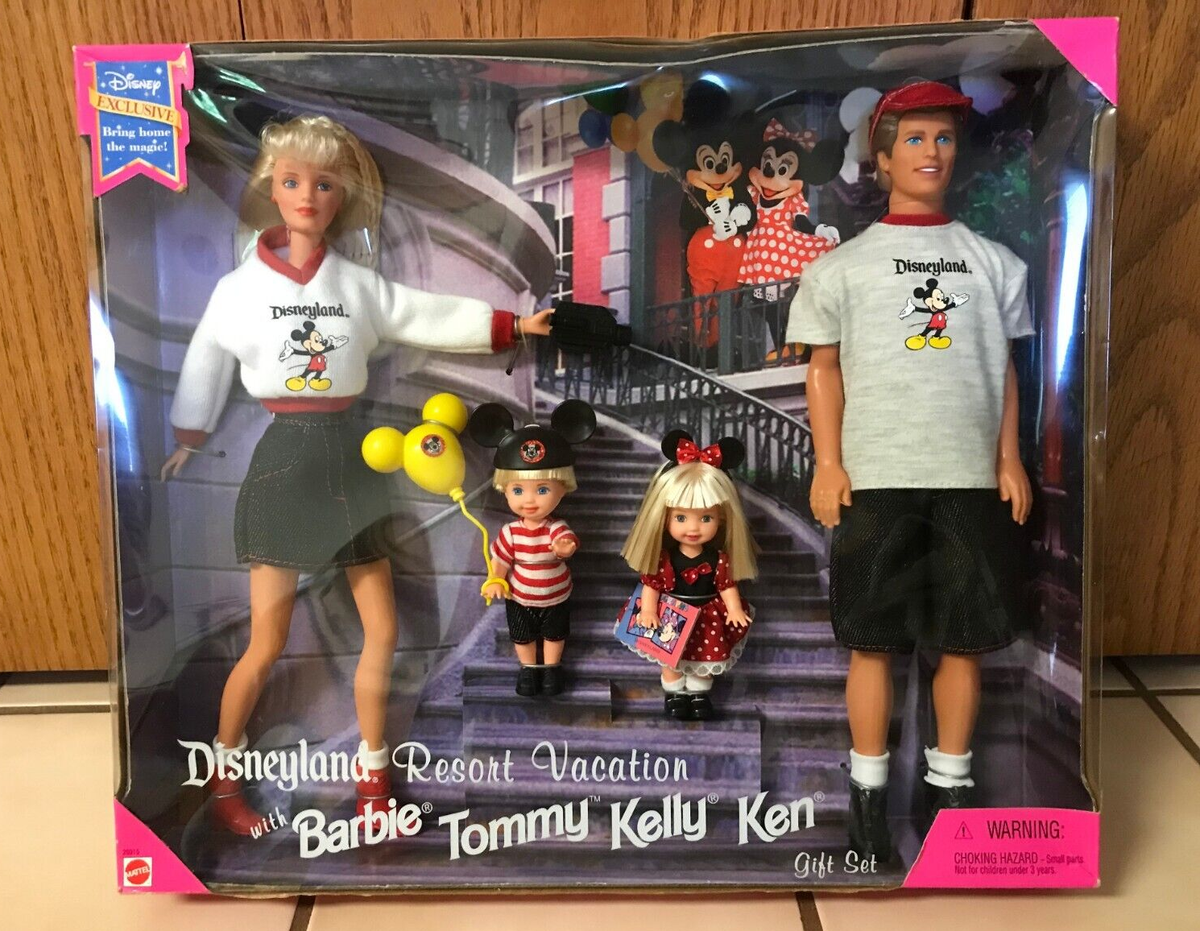 Mattel Barbie Walt Disney World Resort Vacation w Barbie, Tommy 