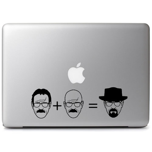 Heisenberg Equation Breaking Bad for Macbook Laptop Car Auto Vinyl Decal Sticker - Picture 2 of 5