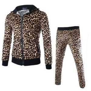 mens leopard tracksuit