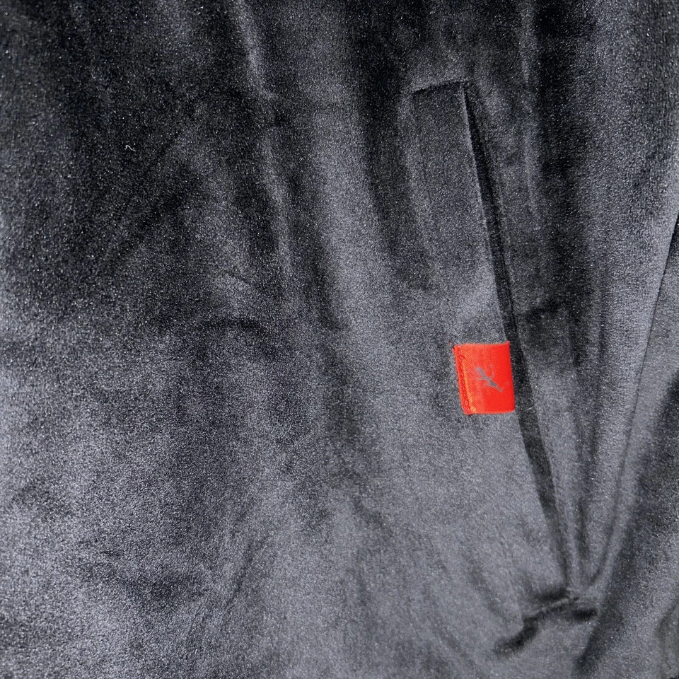 Reigning Fury | Chaqueta King Fury Terciopelo Negro Cremallera Completa Manga Larga Talla Mediana Foto 4 de 4