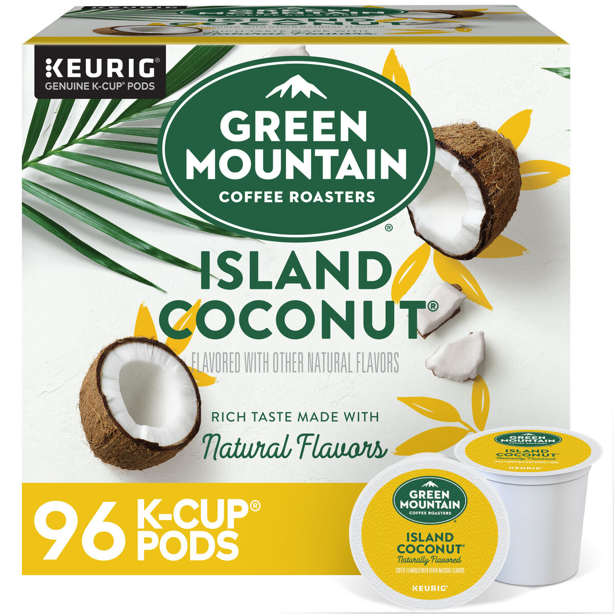 Green Mountain Coffee Roasters K-Cup Island Coconut Coffee Green Mountain Coffee Roasters K-Cup Island Coconut Coffee