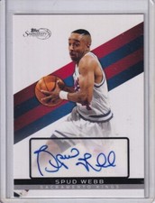 Spud Webb Auto 0543/1899 Kings 08-09 Topps Signatures #TSA-SWE Sacramento Kings
