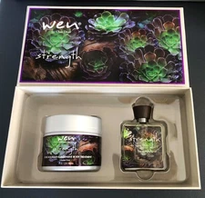 WEN by Chaz Dean STRENGTH Body Treatment 8 oz.  & 1.7 oz EDP Perfume SET NEW
