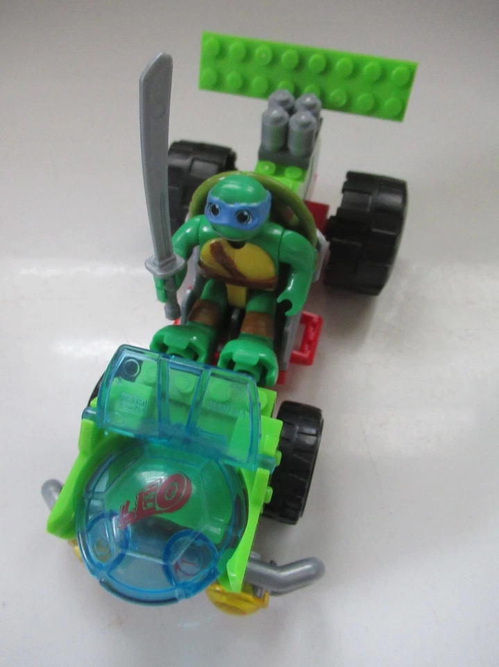 Mega Bloks Teenage Mutant Ninja Turtles Leo Buggy Half Shell Heroes Complete - Image 2 of 3