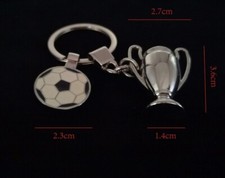 Stock 200  Pezzi Portachiavi Coppa Calcio Pallone Sport  Porta  Chiave Gadget