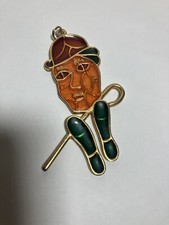 VTG Leprechaun Irish St Patrick's Day Sun Catcher-Stained Glass Acrylic Metal