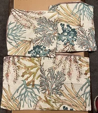 18x18 - eLuxury Beach Coral Ocean Pillow Cover Nautical Beach Accent - Lot Of 4