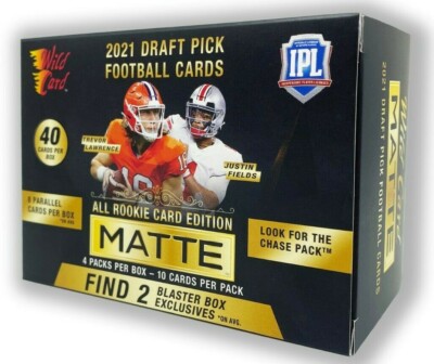 2021 Wild Card MATTE BLACK Football ALL ROOKIE Edition *You Pick