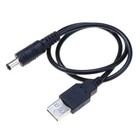 1.5ft 50cm USB to 5.5mm x 2.1mm Male Coaxial Barrel 5V DC Power Cable