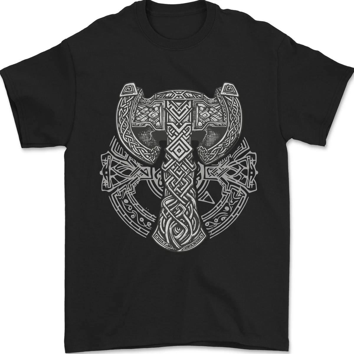 Wikinger Spruch NO MERCY Odin Krieger Geschenk T-Shirt
