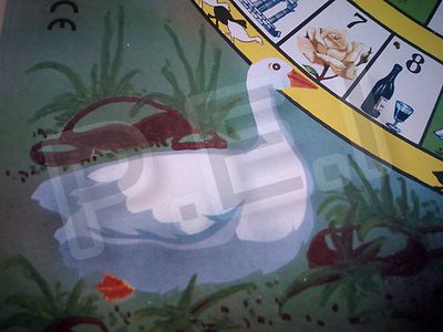 Gioco Dell'oca Marca STELLA SOLO Tabellone Di Carta Vintage Art - Foto 2