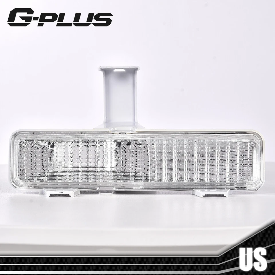 Luz de señal de giro transparente izquierda+derecha para parachoques Chevrolet Caprice 1980-1990 Foto 4 de 4