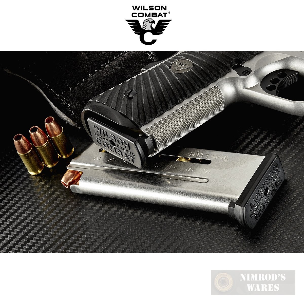 Wilson Combat 1911 Elite Tactical Mag, 9mm, Compact, 8 Round New! # 500