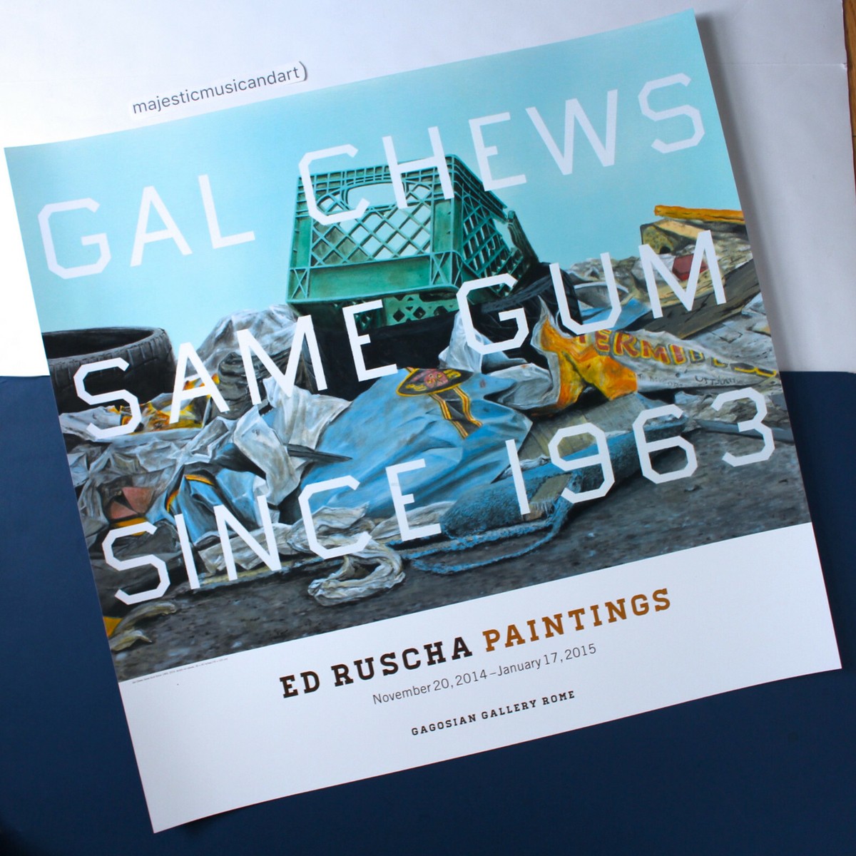 Ed Ruscha ポスター Ed Ruscha: Paintings Poster | Gagosian Shop