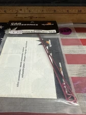 Dynamite 5534 Anodized Body Clips: {140Pmm X Red X 2pc} NewInPack USA Shipped