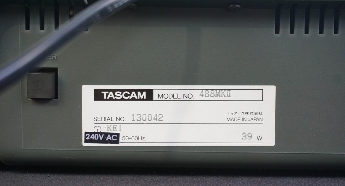 Tascam Portastudio 488 MK II 90's Multitrack 8 Track Cassette