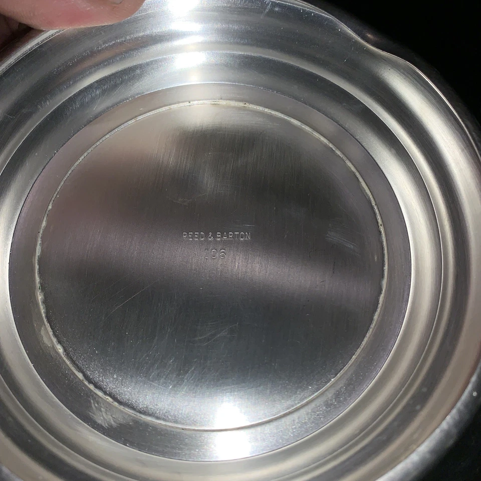 Cuenco de plata grande Reed And Barton 26 oz + Foto 4 de 4