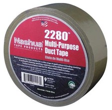 Nashua Duct Tape, Olive, 60 yd L, 1-7/8