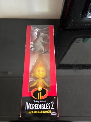 Disney Pixar Incredibles 2 Jack-Jack and Raccoon New In Box Action Figures