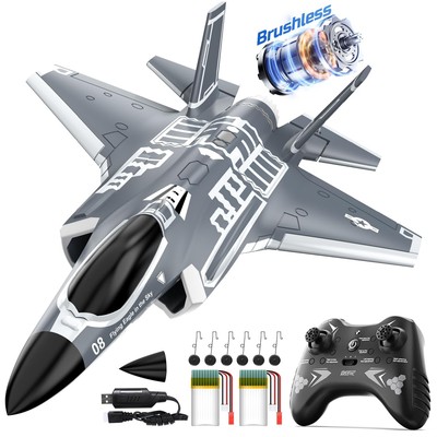 RC Plane 2.4GHz 6 axis Gyro Stabilizer EPP RTF Glider Aircraft DEERC F35 Channel