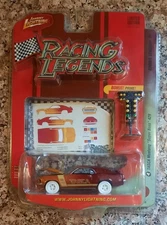 JOHNNY LIGHTNING RACING LEGENDS R1 TASCA MUSTANG SUPER BOSS 429 WHITE LIGHTNING⚡