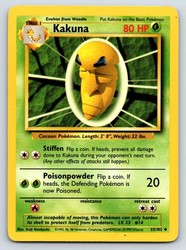Kakuna 33/102 Base Set Unlimited Uncommon