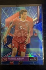 2022-23 Topps Finest UEFA Club Competitions - Thomas Muller #6 Blue & Aqua...
