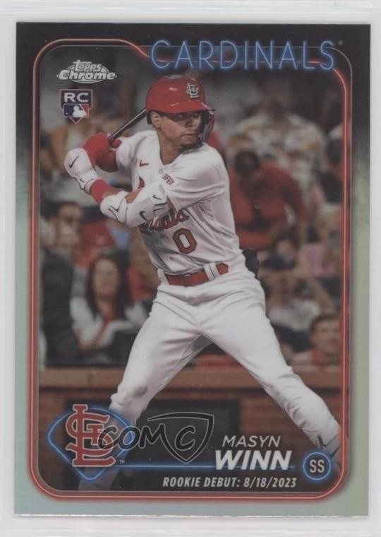 2024 Topps Chrome Update Rookie Debut Refractor Masyn Winn #USC23 1c3e