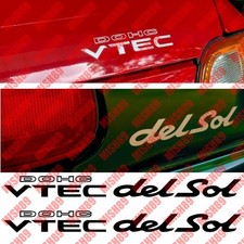 Honda Del Sol Trunk Decal Rear Hatch Civic Si Sticker EF EG EK OEM