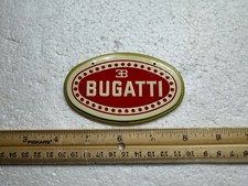 Vintage Wheaties Car Emblem Badge - BUGATTI