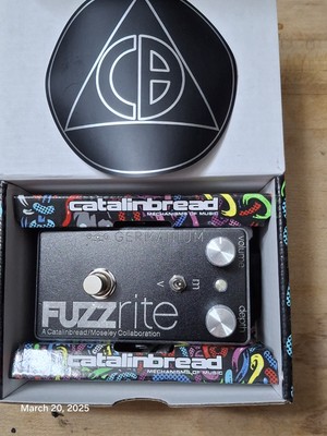 Catalinbread / Moseley Fuzzrite Germanium Guitar Effects Pedal NEW IN BOX  BLACK