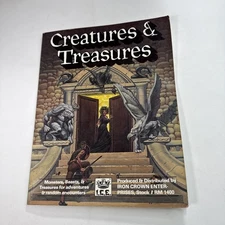 Creatures & Treasures Vintage  RPG -- Iron Crown Enterprises ICE # 1400 1985