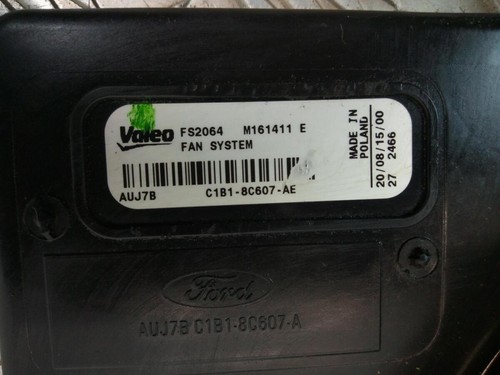 Radiator Cooling Fan/motor Ford Fiesta Titanium X 2015 998cc Petrol - Picture 6 of 7