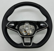 Original Skoda Leder Lenkrad Beheizbar 5E3419093BBVKL Octavia Karoq Superb Enyaq
