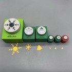 Lot of 6 Paper Punch Christmas The Paper Studio & Unmarked Assorted Sizes Crafts