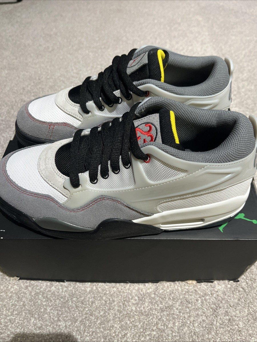 Air Jordan 4 RM Premium White Black Grey IB8052-100 Size 9.5 With