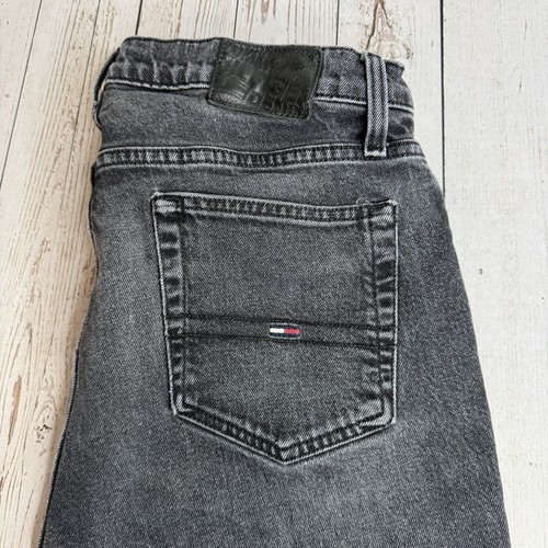 Tommy Hilfiger Slim Skinny Jeans Black Wash Herren 34x32 Tommy Flag Gürtelschlaufen - Bild 2 von 14