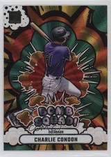 2025 Panini Donruss Bomb Squad Green Laser Charlie Condon #8 16wc