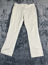 Vineyard Vines Mens Beige Chino Pants 35x32 Cotton Blend Classic Fit