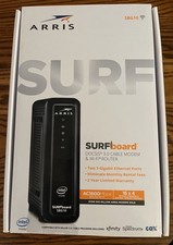 ARRIS SURFboard SBG10 DOCSIS 3.0 16 x 4 Gigabit Cable Modem/AC1600 Wi-Fi Router