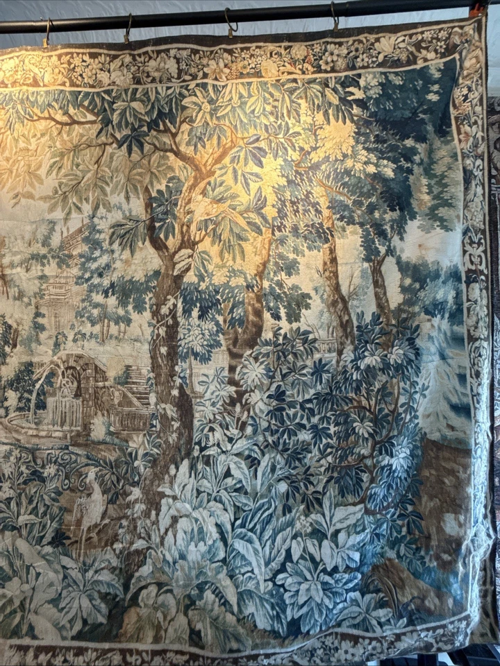 Linda tapeçaria terrosa Verdure totalmente apoiada e forrada réplica de microfibra texturizada - Imagem 4 de 4