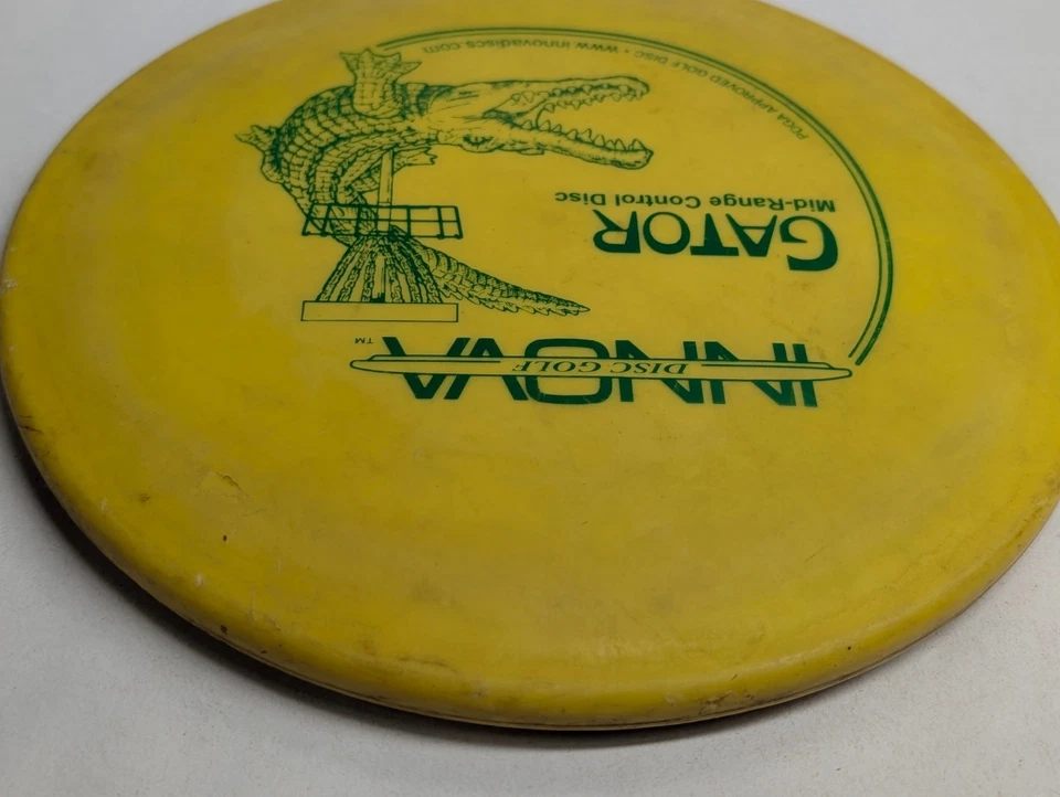 Innova DX Gator Disc Golf Midrange Driver PFN 170g Yellow Barstamp - Image 4 of 4