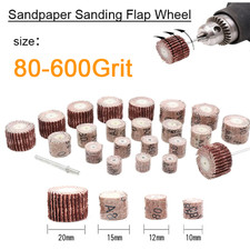 Sandpaper Sanding Flap Wheel 3mm Abrasive Disc 80-600Grit ForRotary Tool