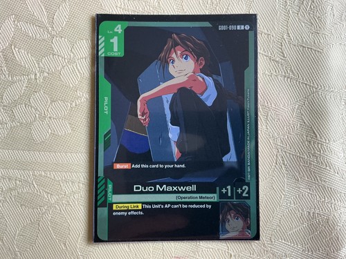 GUNDAM TCG CARD GAME DUO MAXWELL GD01-090 R