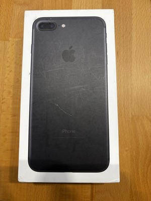 Original Apple iPhone 7 Plus Verpackung Leerbox Box Karton Schwarz 256GB