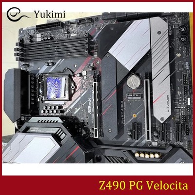 FOR ASROCK Z490 PG Velocita DDR4*4 LGA1200 128GB HDMI DisplayPort Ｍotherboard