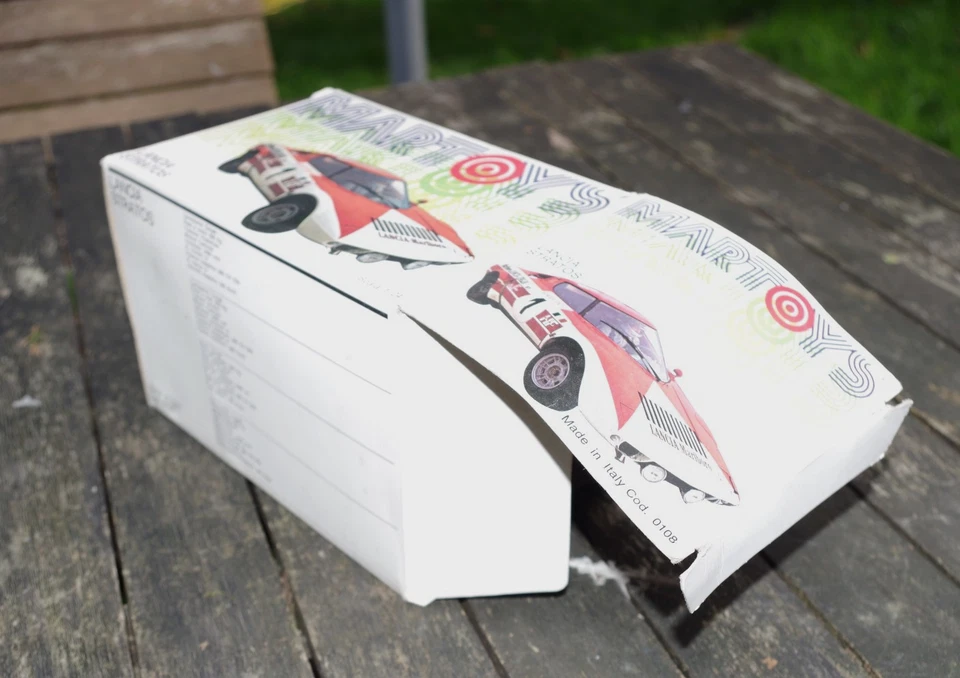 BOITE VIDE MARTOYS LANCIA STRATOS 1/24 BURAGO ITALIE TRES BON ETAT boite seule. - Photo 4/4